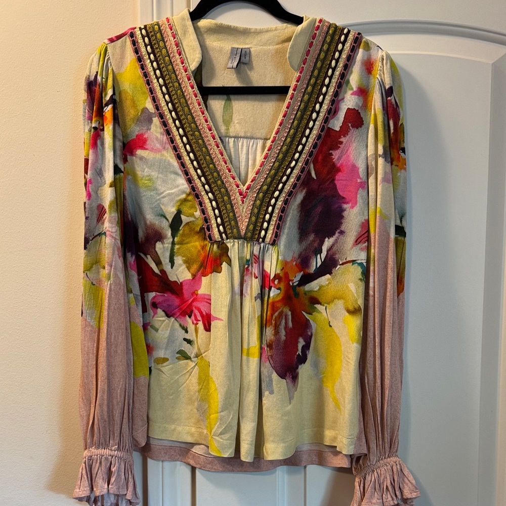 Blank / Anthropologie Stephanie Blouse
